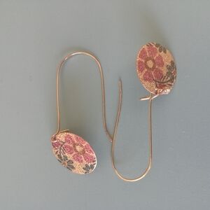 World Market Linear Drop Earrings
